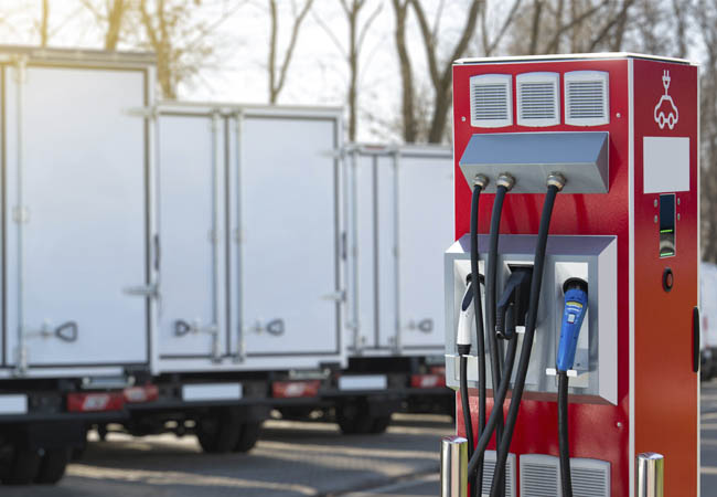 Electric Truck Charging Station
